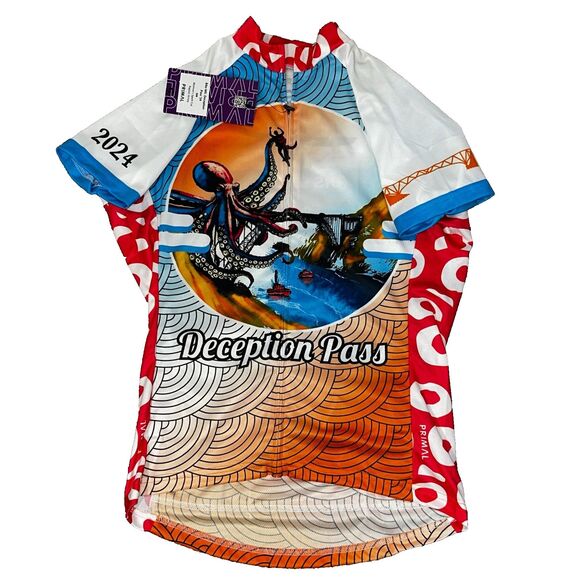 Primal Women’s Cycling Jersey S Deception Pass 2024 Sport Cut Bike NWT - Picture 1 of 9